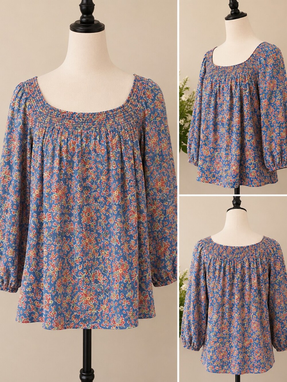 Chaps Prairie Blouse – Size Medium